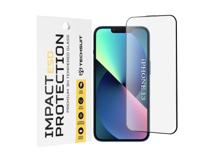 104412 techsuit esd ochranne tvrdene sklo na iphone 13 iphone 13 pro iphone 14 cierne