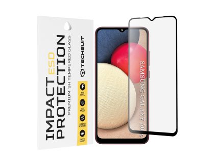 103950 techsuit esd ochranne tvrdene sklo na samsung galaxy a02s a03 a03s a03 core a04e m04 cierne