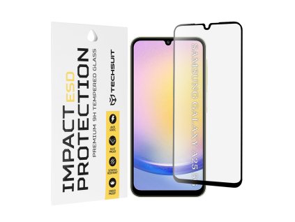 103974 techsuit esd ochranne tvrdene sklo na samsung galaxy a25 5g cierne