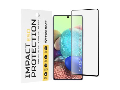 103938 techsuit esd ochranne tvrdene sklo na samsung galaxy a71 4g a71 5g note 10 lite m51 cierne
