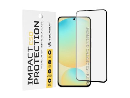 103923 3 techsuit esd ochranne tvrdene sklo na samsung galaxy s24 fe cierne