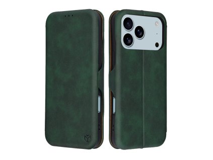 103995 techsuit safe wallet plus knizkove puzdro na iphone 17 pro zelene