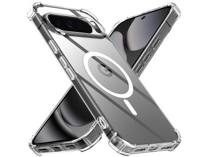104892 2 techsuit shockproof clear silicone magsafe obal na google pixel 10 pro xl priehladny