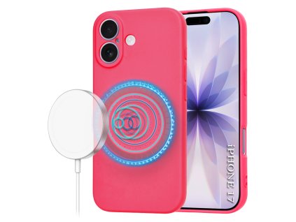 104316 2 techsuit softflex magsafe obal na iphone 17 horuco ruzovy