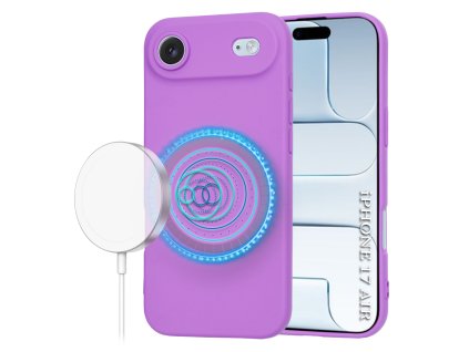 104388 2 techsuit softflex magsafe obal na iphone 17 air fialovy