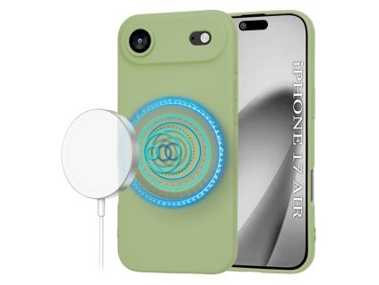 104376 techsuit softflex magsafe obal na iphone 17 air matcha zeleny