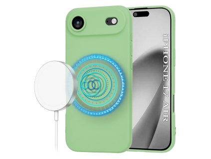 104394 techsuit softflex magsafe obal na iphone 17 air matovozeleny
