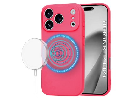 104337 techsuit softflex magsafe obal na iphone 17 pro horuco ruzovy