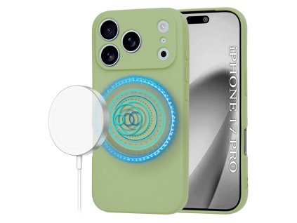 104310 techsuit softflex magsafe obal na iphone 17 pro matcha zeleny