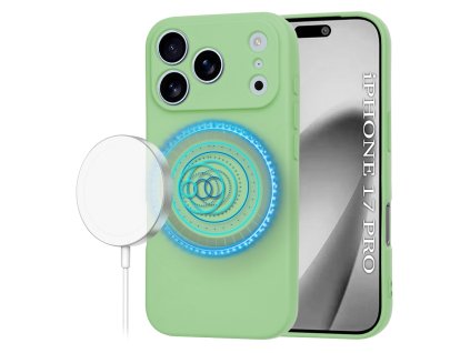 104346 techsuit softflex magsafe obal na iphone 17 pro matovozeleny