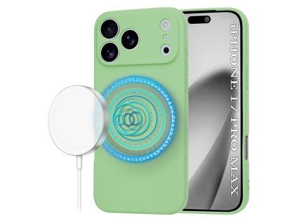 104370 techsuit softflex magsafe obal na iphone 17 pro max matovozeleny