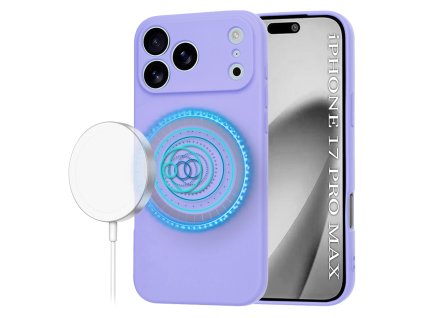 104367 techsuit softflex magsafe obal na iphone 17 pro max svetlofialovy