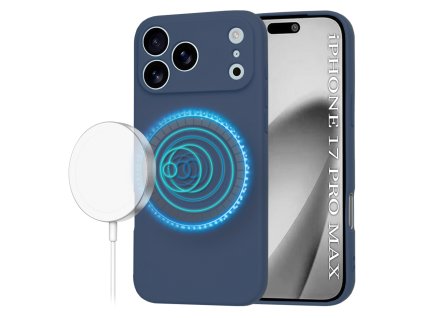 104355 techsuit softflex magsafe obal na iphone 17 pro max tmavomodry