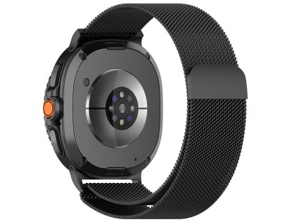 104646 techsuit watchband w009 remienok na samsung galaxy watch8 40mm watch8 44mm watch8 classic cierny
