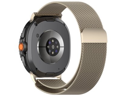 104655 techsuit watchband w009 remienok na samsung galaxy watch8 40mm watch8 44mm watch8 classic prirodny titan