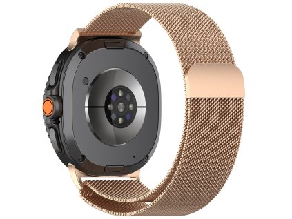 104661 techsuit watchband w009 remienok na samsung galaxy watch8 40mm watch8 44mm watch8 classic ruzovo zlaty