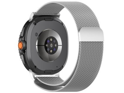 104652 techsuit watchband w009 remienok na samsung galaxy watch8 40mm watch8 44mm watch8 classic strieborny