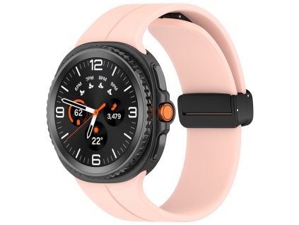 104688 techsuit watchband w011 remienok na samsung galaxy watch8 40mm watch8 44mm watch8 classic ruzovy