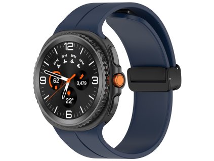 104691 techsuit watchband w011 remienok na samsung galaxy watch8 40mm watch8 44mm watch8 classic tmavomodry