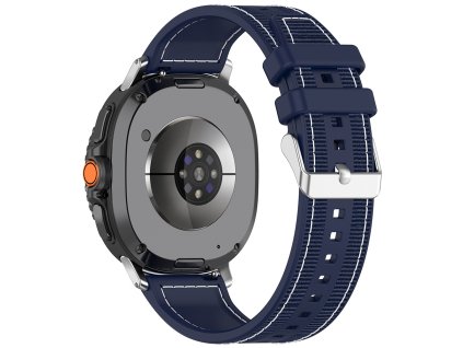 104700 techsuit watchband w051 remienok na samsung galaxy watch8 40mm watch8 44mm watch8 classic tmavomodry