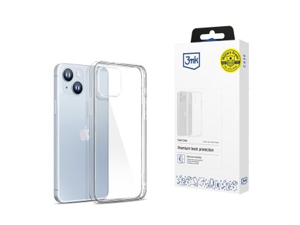 106491 3mk clear case ochranny obal na iphone 14 priehladny