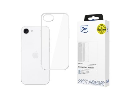 106506 3mk clear case ochranny obal na iphone 16e priehladny