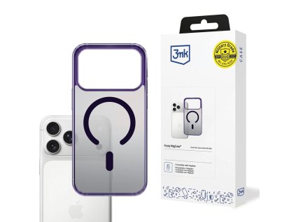 107145 6 3mk frosty magcase ochranny obal na iphone 17 pro fialovy