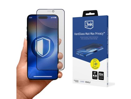 107100 3mk hardglass matt max ochranne sklo pre iphone 17 pro sukromne