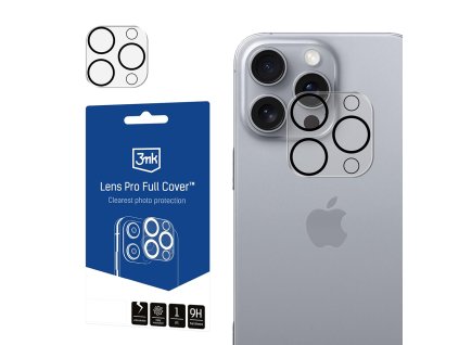 106470 3mk lens pro full cover ochrana kamery pre iphone 16 pro iphone 16 pro max cira