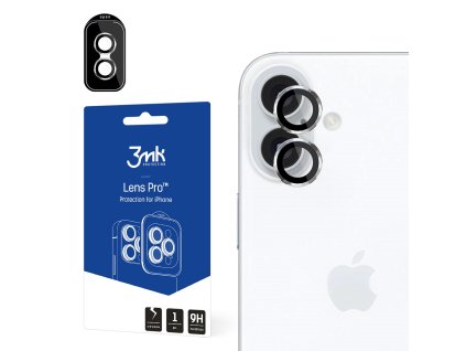 106380 3mk lens protection ochrana kamery pre iphone 16 iphone 16 plus strieborna