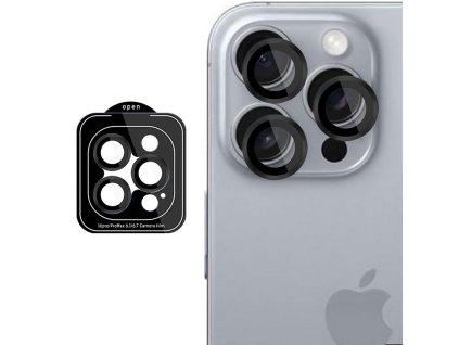 106431 3mk lens protection ochrana kamery pre iphone 16 pro iphone 16 pro max cierna