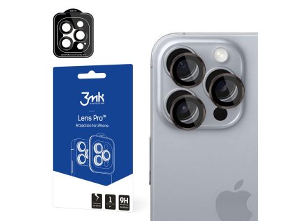 106437 3mk lens protection ochrana kamery pre iphone 16 pro iphone 16 pro max titanovo siva