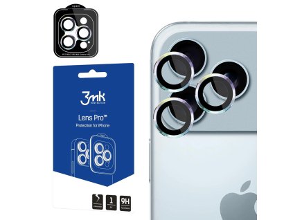 106974 3mk lens protection pro ochrana kamery pre iphone 17 pro iphone 17 pro max duhova
