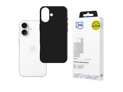 106884 3mk matt case ochranny obal na iphone 17 cierny