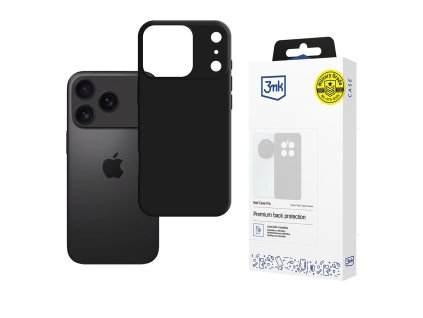 106902 3mk matt case pro ochranny obal na iphone 17 pro cierny