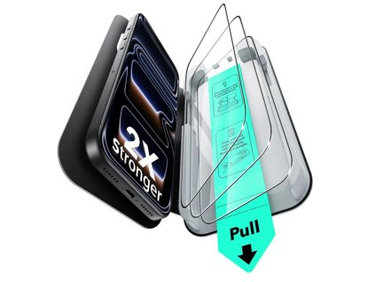 105426 7 esr tempered glass ultrafit ochranne sklo 3 kusy pre iphone 17 pro cira