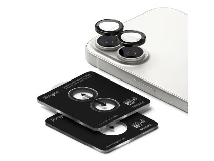 107289 ringke camera lens frame glass ochrana objektivu pre iphone 17 cierna