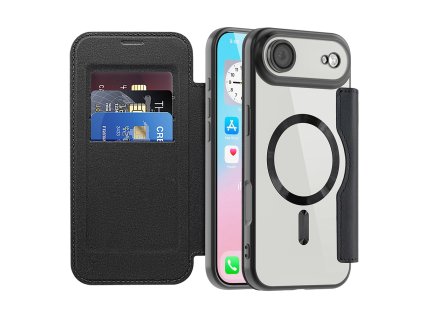 107223 2 techsuit smartmag book case ochranny obal na iphone 17 air cierny