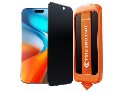 105807 torras glassgo install master privacy ochranne sklo pre iphone 17 air cierna