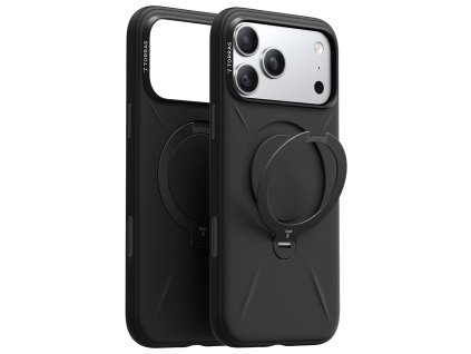 105822 1 torras qpro silicone series ochranny obal na iphone 17 pro cierny
