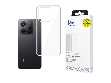 110817 3mk clear case ciry obal na xiaomi redmi note 14 4g standard priehladny