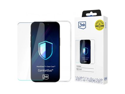 110685 3mk comfortduo glass case set sklo a obal na samsung galaxy a26 5g priehladny