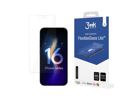 109014 3mk flexibleglass lite ochranne sklo na iphone 16 pro priehladne