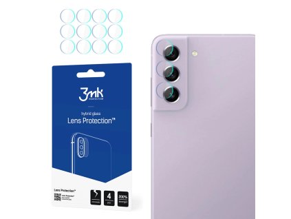 110601 3mk lens protection 4 ks ochranne sklo objektivu na samsung galaxy s21 fe 5g priehladne
