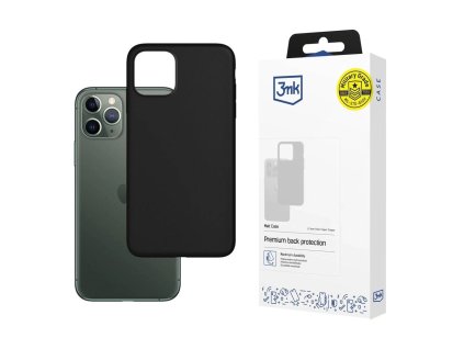 109533 1 3mk matt case obal na iphone 12 pro iphone 12 cierny