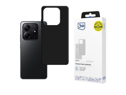 110844 3mk matt case obal na xiaomi redmi note 14 4g standard cierny