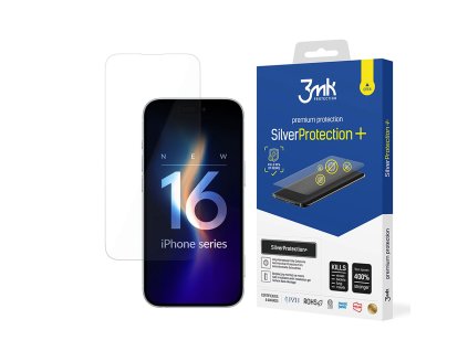 108867 3mk silverprotection ochranna folia na iphone 16 priehladna
