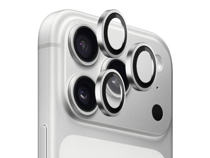 109305 blueo original metal frame lens glass kovovy ramik s ochrannym sklom objektivu na iphone 17 pro iphone 17 pro max strieborny