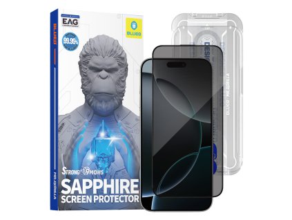 109209 blueo premium sapphire nerozbitne neposkriabatelne 9h ochranne sklo na iphone 16 pro iphone 17 iphone 17 pro privacy