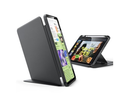 111279 esr flip hybrid knizkove puzdro s drziakom na apple pencil na ipad pro 11 2024 ipad pro 11 2025 cierne